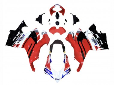 2018-2019 Ducati Panigale V4 V4S Motorcycle Fairings - Red Blue Glossy Black Flex-Box Givi