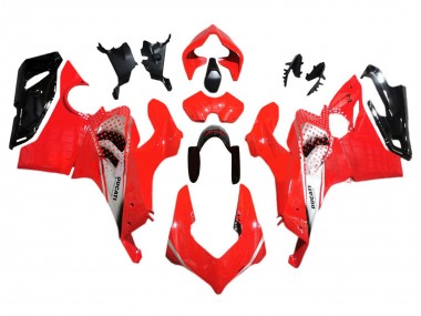 2018-2019 Ducati Panigale V4 V4S Motorcycle Fairings - Silver Red Glossy Black