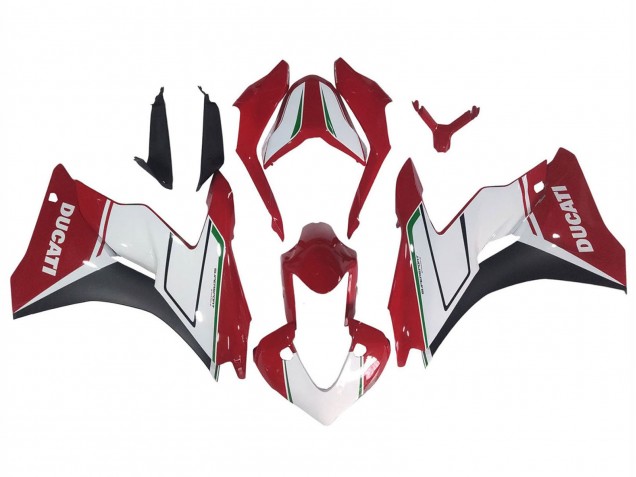 2017-2022 Ducati Supersport 939/939S Motorcycle Fairings - White Red Black Green