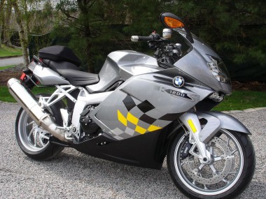 2005-2010 BMW K1200S Motorcycle Fairing - Silver Yellow Black