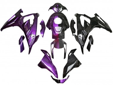 2023-2024 BMW S1000RR Motorcycle Fairings - Purple Glossy Black
