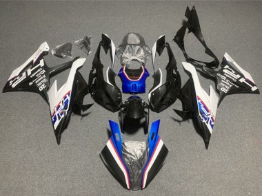 2019-2022 BMW S1000RR Motorcycle Fairings - White Black Blue