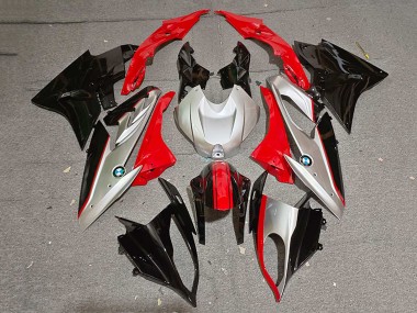 2019-2022 BMW S1000RR Motorcycle Fairings - Black Silver Red