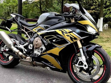 2019-2022 BMW S1000RR Motorcycle Fairing - Black Gold