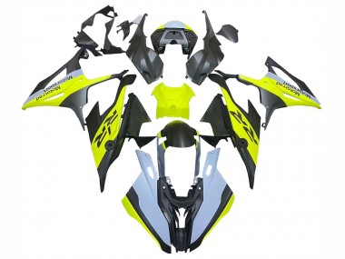 2019-2022 BMW S1000RR Motorcycle Fairings - Black Yellow Grey