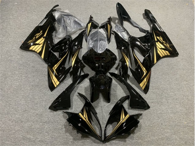 2017-2018 BMW S1000RR Motorcycle Fairings - Gold Glossy Black