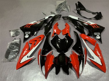 2017-2018 BMW S1000RR Motorcycle Fairing - White Red Glossy Black