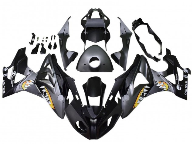 2015-2016 BMW S1000RR Motorcycle Fairings - Matte Black Shark