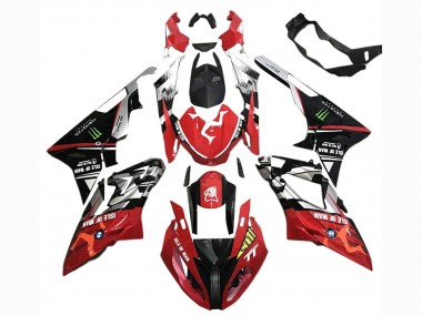 2015-2016 BMW S1000RR Motorcycle Fairings - Silver Red Black Green Monster Isle of Man