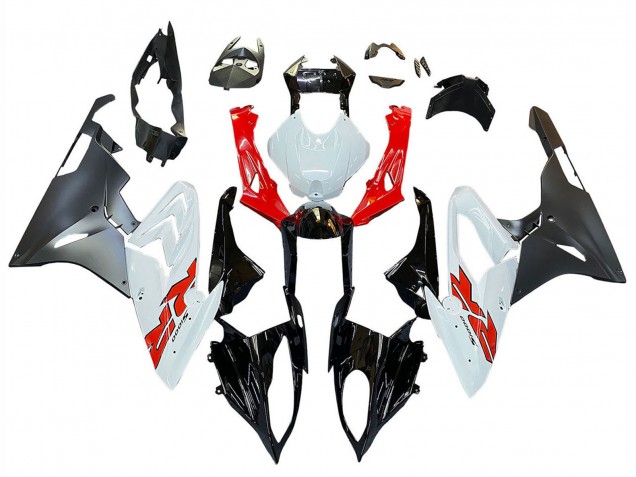 2015-2016 BMW S1000RR Motorcycle Fairings - Red White Glossy Black Matte Black