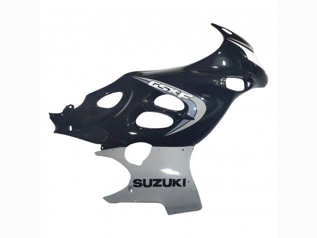 2004-2006 Suzuki GSX600F/GSX750F Motorcycle Fairing - Glossy Black Grey