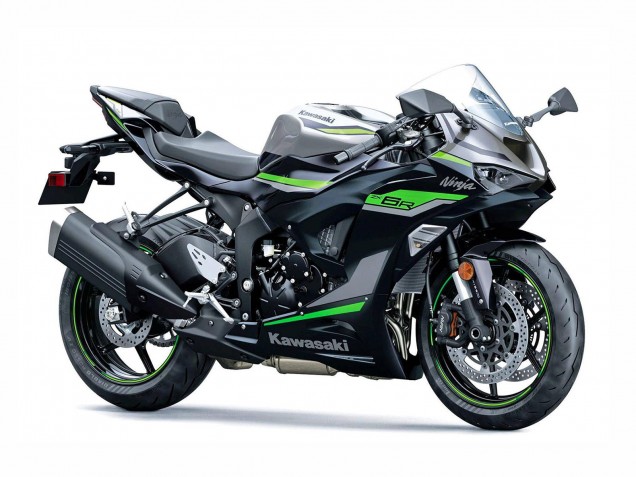 2023-2025 Kawasaki ZX6R Motorcycle Fairings - Black Grey Green Ninja