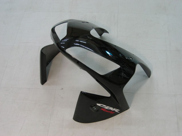 2003-2004 Honda CBR600RR Motorcycle Fairings - Glossy Black Red Decals