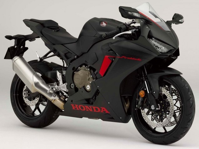 2017-2023 Honda CBR1000RR Motorcycle Fairings - Matte Black with Red Logo