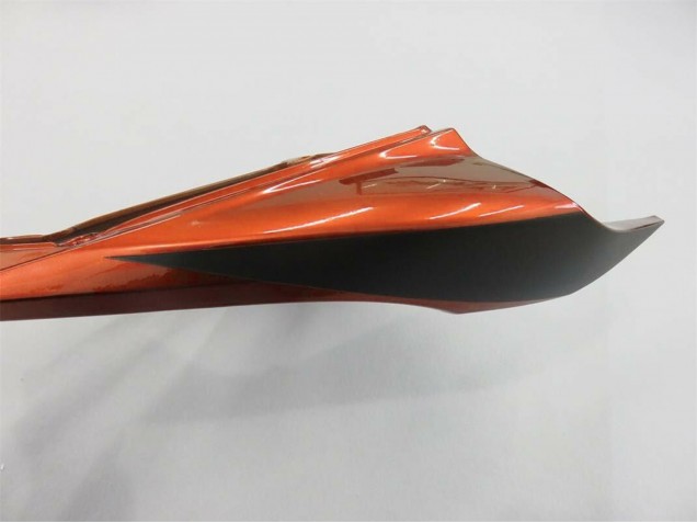 2007-2008 Honda CBR600RR Motorcycle Fairing Kits - Orange Matte Black