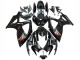 2006-2007 Suzuki GSXR 600 / GSXR 750 Motorcycle Fairings - Glossy Black Silver Red