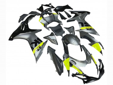 2011-2024 Suzuki GSXR 600 / GSXR 750 Motorcycle Fairings - Silver Yellow Black