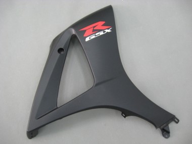 2007-2008 Suzuki GSXR 1000 Motorcycle Fairings - Matte Black Glossy Black