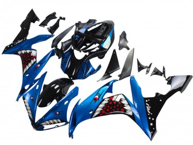 2004-2006 Yamaha YZF 1000 R1 Motorcycle Fairings - Blue Black Red White Shark