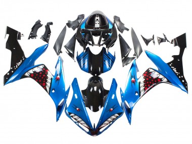 2004-2006 Yamaha YZF 1000 R1 Motorcycle Fairings - Blue Black Red White Shark