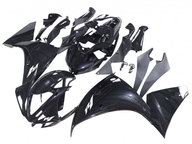2012-2014 Yamaha YZF 1000 R1 Motorcycle Fairings - Glossy Black