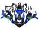 2015-2019 Yamaha YZF 1000 R1 Motorcycle Fairings - Blue Matte Black Green Monster ENEOS