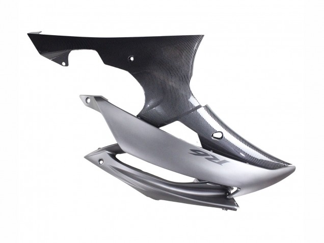 2008-2016 Yamaha YZF 600 R6 Motorcycle Fairings - Grey Black Carbon Fiber Style