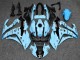 2015-2018 Yamaha YZF R3/R25 Motorcycle Fairings - Light Blue Black Yamalube 21