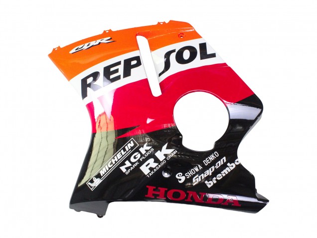 1996-2007 Honda CBR1100XX Blackbird Abs Motorcycle Fairings - Orange White Red Glossy Black Repsol