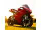 2007-2014 Ducati 848 Motorcycle Fairings - Red Glossy Black