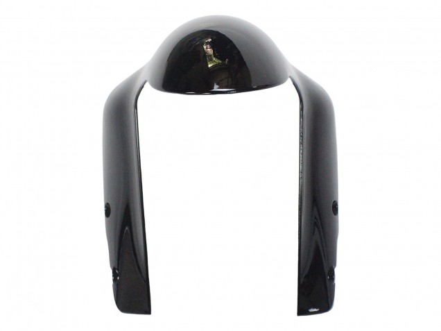 2007-2014 Ducati 848/1098/1198 Motorcycle Fairings - White Glossy Black Corse
