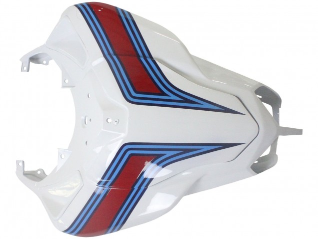 2007-2014 Ducati 1098 Motorcycle Fairings - White Red Blue Glossy Black Martini