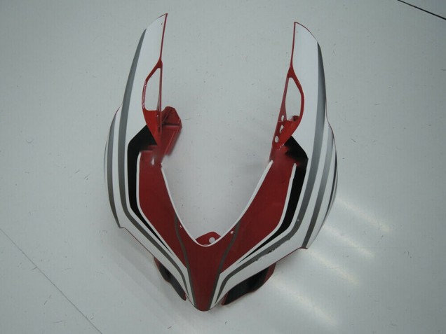 2011-2014 Ducati Panigale 899 Motorcycle Fairing - White Red Glossy Black