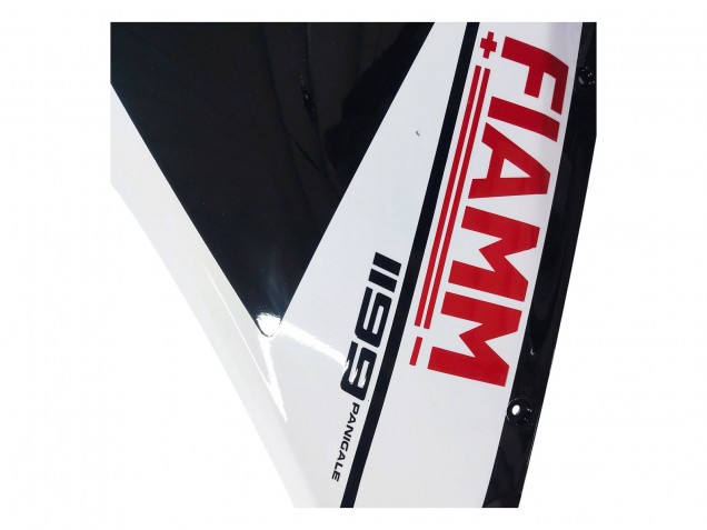 2011-2014 Ducati Panigale 899/1199 Motorcycle Fairings - White Black Blue Fiamm Ficc 7