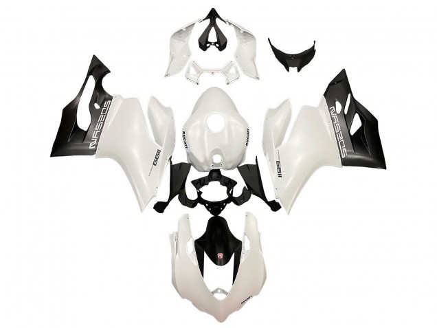 2011-2014 Ducati Panigale 899/1199 Motorcycle Fairings - White Black