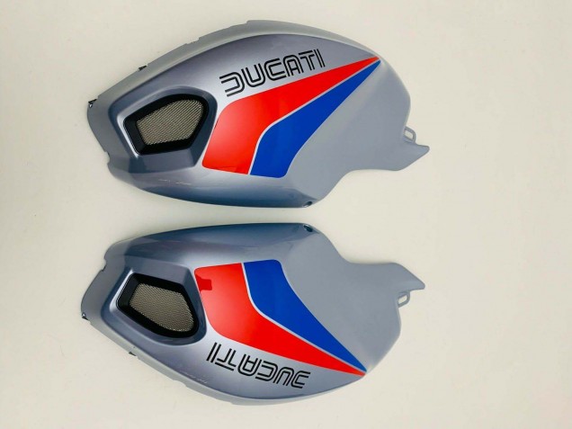 2008-2012 Ducati Monster 696 796 1100 1100S Motorcycle Fairings - Silver Red Blue