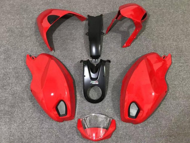 2008-2012 Ducati Monster 696 796 1100 1100S Motorcycle Fairings - Red