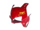 1998-2001 Honda VFR 800 Motorcycle Fairings - Red White Glossy Black Vimto