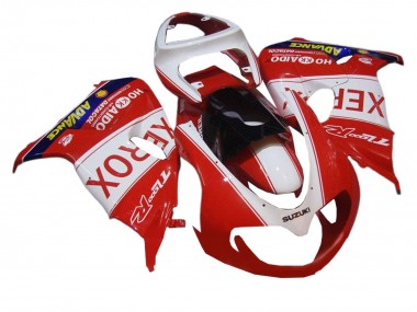 1998-2003 Suzuki TL1000R Motorcycle Fairings - White Red Black Xerox