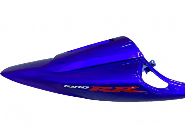 2004-2005 Honda CBR1000RR Motorcycle Fairings - Silver Blue Glossy Black
