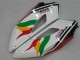 2004-2005 Honda CBR1000RR Motorcycle Fairings - White Blue Red Glossy Black Star EuroBet Lee