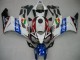 2004-2005 Honda CBR1000RR Motorcycle Fairings - White Blue Red Glossy Black Star EuroBet Lee