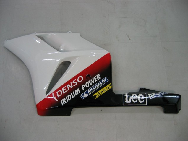 2004-2005 Honda CBR1000RR Motorcycle Fairings - White Blue Red Glossy Black Star Carrera Lee