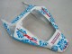 2004-2005 Honda CBR1000RR Motorcycle Fairings - White Blue Snow Nastro Azzurro 46