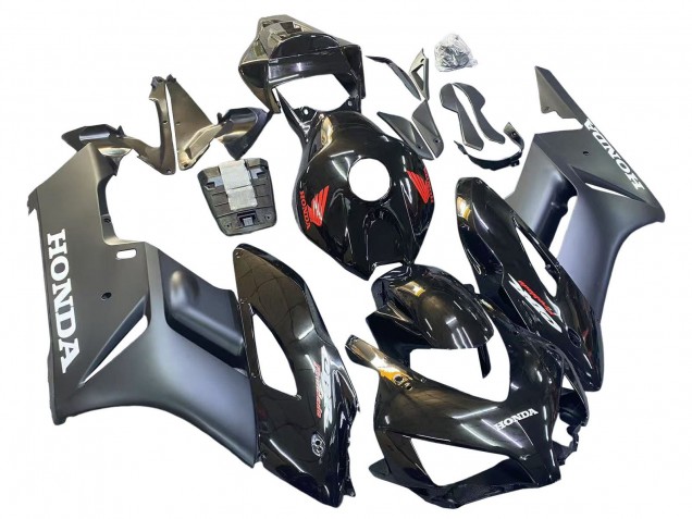 2004-2005 Honda CBR1000RR Motorcycle Fairings - Glossy Black Matte Grey Red Fireblade