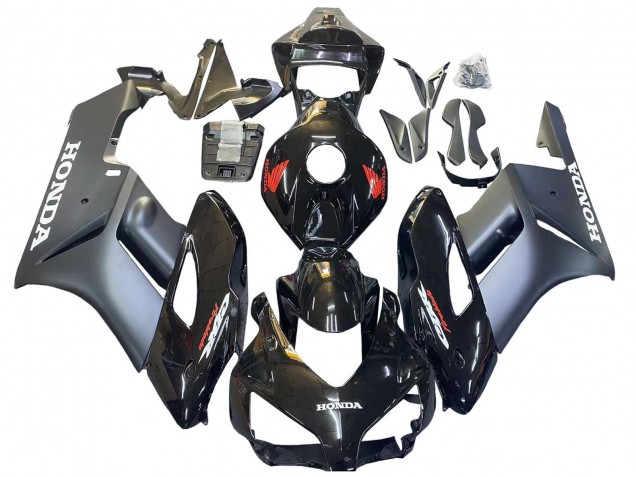 2004-2005 Honda CBR1000RR Motorcycle Fairings - Glossy Black Matte Grey Red Fireblade