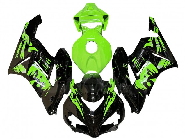 2004-2005 Honda CBR1000RR Motorcycle Fairings - Green Glossy Black