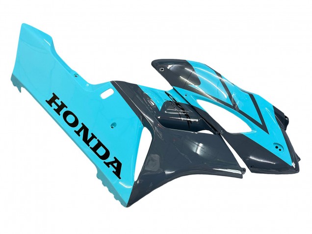 2004-2005 Honda CBR1000RR Motorcycle Fairings - Light Blue Glossy Black
