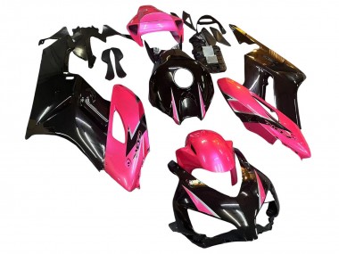 2004-2005 Honda CBR1000RR Motorcycle Fairings - Pink Glossy Black