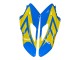 2004-2005 Honda CBR1000RR Motorcycle Fairings - Blue Yellow Glossy Black